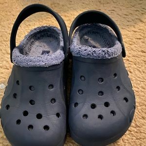 Navy blue crocs